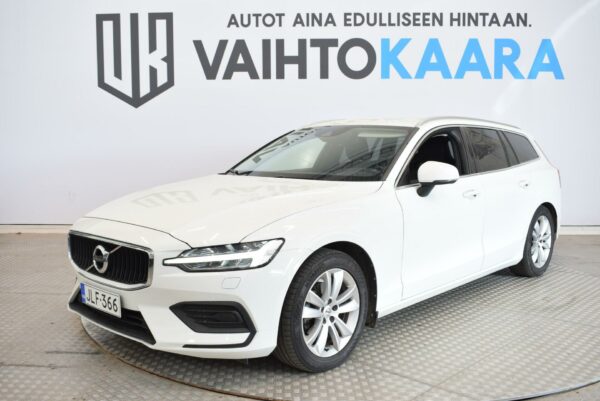 Volvo V60 D3 Momentum aut. # Hyvin Varusteltu Suomi-auto! Webasto, Nahat, Kamera, Tutkat, Sähköluukku, Kessy, LED, Vakkari #