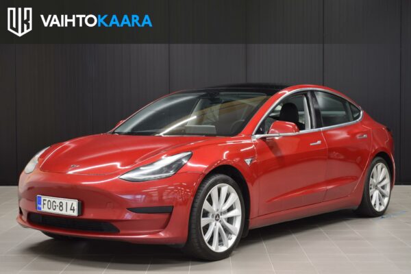 Tesla Model 3 Standard Range RWD Aut # Sis Alv 24% # Suomi-auto, Kahdet vanteet, Autopilot, Avaimeton käyttö #