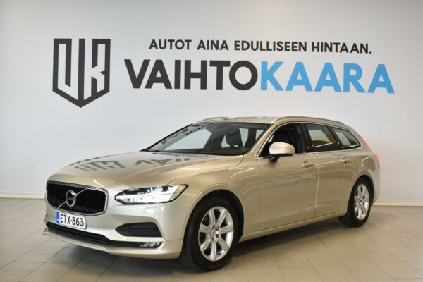Volvo V90 D4 Business aut # Vetokoukku, Webasto, Adapt.vakkari, Volvo on call, Sähkötakaluukku #