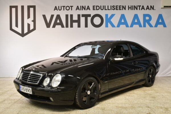 Mercedes-Benz CLK 55 AMG COUPE Aut #Black Month -kampanja! # Designo-nahat, Ortopedi-penkit, Lasikatto, Navi, Xenon # Aito AMG Mersu #