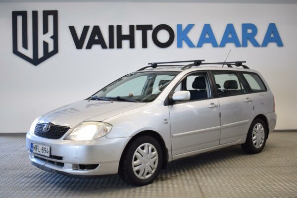 Toyota Corolla 1.6 AUTOMATIC # Suomi-auto, Ilmastointi, Lohkolämmitin + sisätilapistoke, Vetokoukku, Juuri katsastettu #