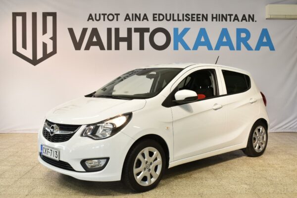 Opel Karl 5-ov Enjoy 1,0 Ecotec 55kW # Kaistavahti, Ilmastointi, Tutka, Bluetooth, Vakkari #