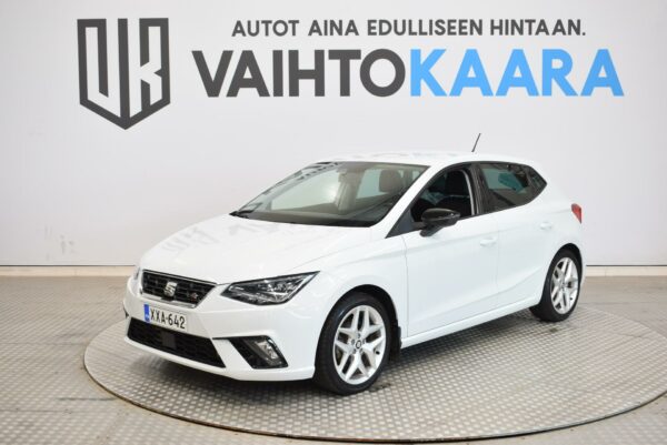 Seat Ibiza 1,0 EcoTSI 115 FR DSG-Aut # PIPPURINEN! # Takuu Voimassa, Suomi-Auto, Vakkari, Tutkat, Ledit, 2xRenkaat, Huoltokirja #