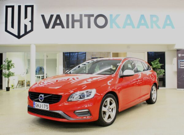 Volvo V60 T3 R-Design 2,0 # Juuri tullut, nätti R-Design, Webasto, Vakkari, Sähköpenkki, vetokoukkui #