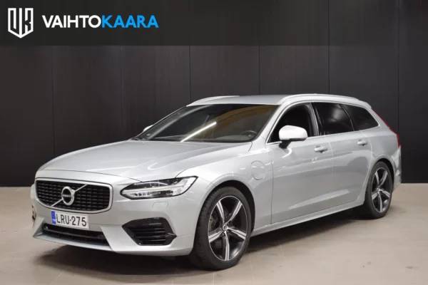 Volvo V90 T8 AWD R-Design aut # Jakohihna vaihdettu # Adapt.vakkari, Sähkötakaluukku, VOC, Navi, Kamera, Muistipenkki #