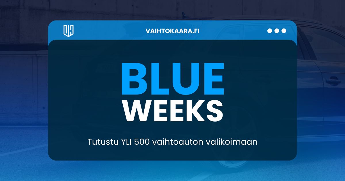 Blue Weeks on täällä – hyödynnä vuoden viileimmät edut!
