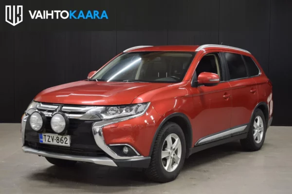 Mitsubishi Outlander 2,2 DI-D Instyle NAVI AT 4WD 7P # Suomi-auto, Adapt. vakkari, Kamera, Lohko + sisäp., Navi, Nahkaverhoilu #