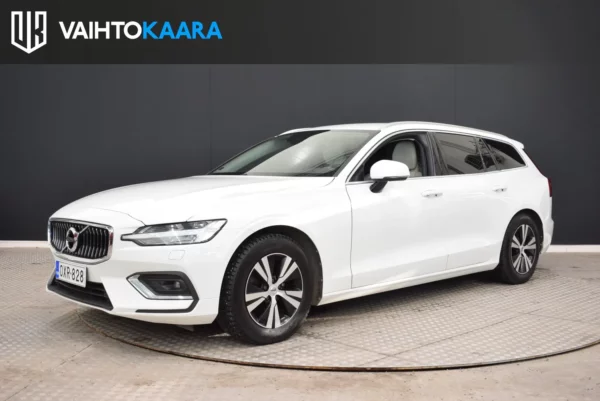 Volvo V60 D3 Inscription aut # Suomi-auto, Merkkiliikkeen huoltohistoria, Vetokoukku, Kamera, Sähkötakaluukku, Harman & Kardon #