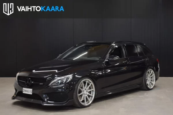 Mercedes-Benz C 43 AMG 4MATIC T A # Burmester, Webasto, Panoraama, Comand navigointi, Night paketti, Nahka/Alcantara, Kaistavahti, Ledit #