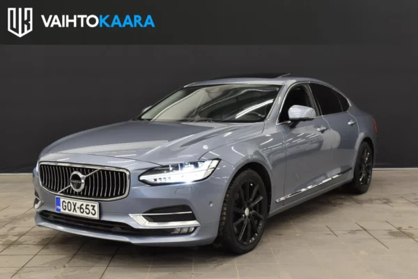Volvo S90 D5 AWD Inscription aut # Bowers & Wilkins-musat, Muistipenkit, Nahat, HUD, Key less go, Lisälämmitin, Led ajovalot #