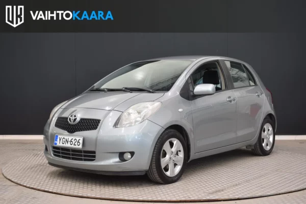 Toyota Yaris 5D YARIS 1.3 # Juuri katsastettu Suomi-auto! # Lohko+Sisäpistoke, 2x renkaat, Penkinlämmittimet, Ilmastointi #