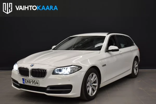 BMW 520 F11 Touring 520d TwinPower Turbo Business Autom. Facelift # Sähkötakaluukku, Xenonit, Hyvä huoltohistoria, 2 x alut #