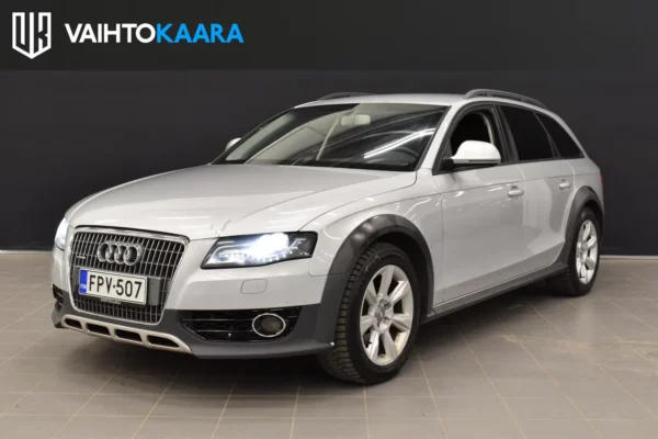 Audi A4 Allroad 3,0 V6 TDI (DPF) quattro S tronic # Neliveto # Xenonit, Navi, Vakkari, Lohkari, Kahdet renkaat yms #