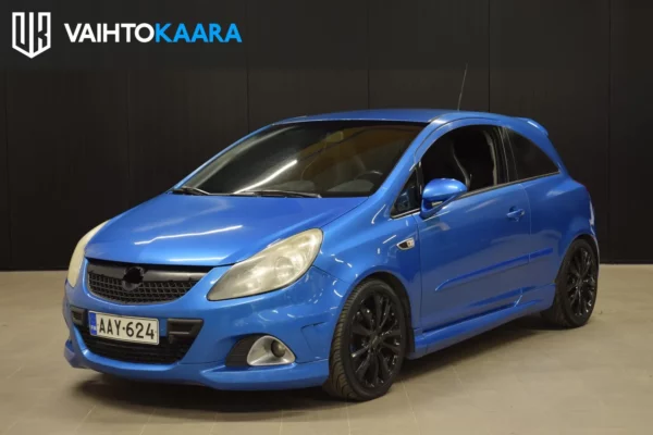 Opel Corsa 3-ov OPC 1,6 Turbo 141kW/192hv M6 # Nahkaverhoilu, Lohkolämmitin + sisäpistoke, 2x renkaat ja vanteet #