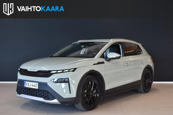 Skoda Elroq 85 Style # Suomi-auto, Lämpöpumppu, Vetokoukku, Adapt.vakkari, Sähkötakaluukku, Peruutuskamera, Kessy, Matrix Ledit #