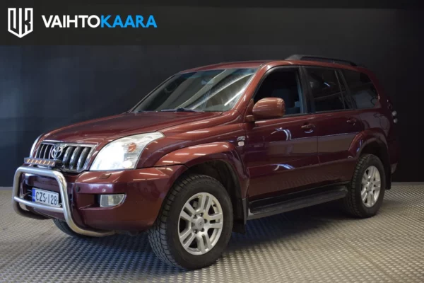 Toyota Land Cruiser 3,0 D-4D Luxury aut. # Suomi-auto, Pakettiautoksi rekattu, ALV 25,5%, Webasto, Koukku, Vakkari, 2x Renkaat/Vanteet #