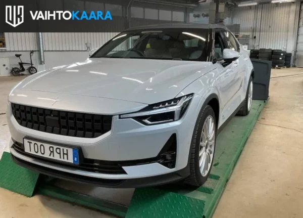 Polestar 2 Long Range 78 kWh Single Motor # Pilot Lite, Adapt.vakkari, Sähkökontti, Muistipenkki, Lämpöpumppu, 2 x renkaat #