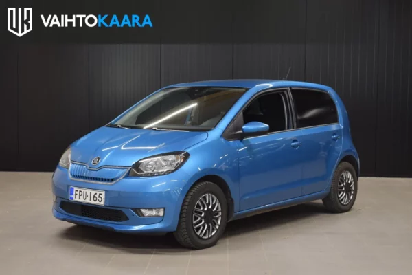 Skoda Citigo 36,8 kWh 61 kW Style iV # Merkkihuollettu Suomi-Auto, 2 x Renkaat ja Vanteet, Tutkat, Vakkari, 2 x Laturit #