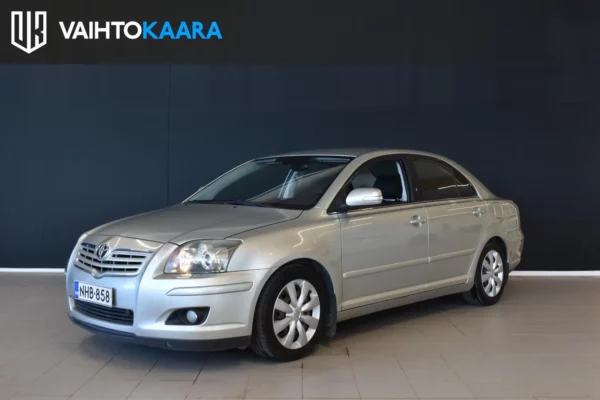 Toyota Avensis # Ilmastointi, Vetokoukku, Lohkolämmmitin, Sisätilanpistoke, Sähkölasit/peilit, Keskuslukitus, huoltokirja yms! #