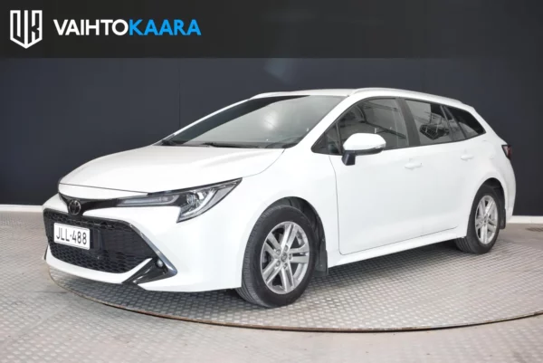 Toyota Corolla Touring Sports 1,2 T Turbo Edition # Hieno helmiäisvalkoinen! # Ratinlämmitin, Vetokoukku, Lohkolämmitin, 2x Renkaat #