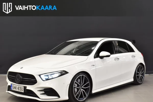 Mercedes-Benz A 35 AMG 4MATIC+ A # Burmester, Digimittaristo, Perf.ratti, Peruutuskamera, Nahkapenkit, Ambient, Suomi-auto, Led-ajovalot #