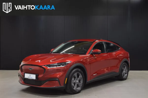 Ford Mustang Mach-E Long Range 98kWh 294hv RWD 5-ov # Akkutesti 96,6% # B&O musat, 360 kamerat, ACC, BLIS, Navi, Keyless, Sähkökontti #