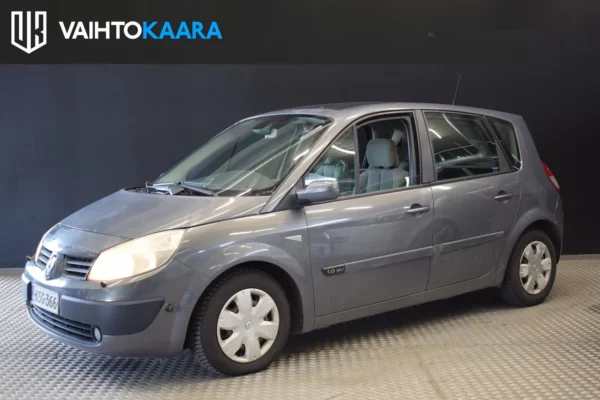 Renault Scenic 5D Megane 1.6 16V # Suomi-auto, Lasikatto, Automaatti-ilmastointi, Vakionopeudensäädin, Lohkolämmitin +sisäpistoke #