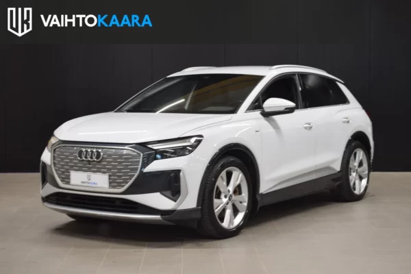Audi Q4 e-tron 40 e-tron S-Line # Vetokoukku, Adapt.vakionopeudensäädin, Sähkötakaluukku, Peruutuskamera, 2 x renkaat # Akkutesti 94%