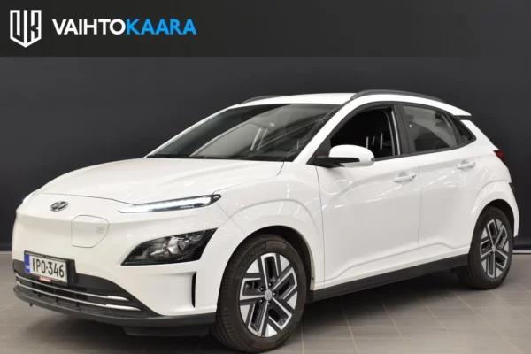 Hyundai Kona electric 64 kWh 204 hv Comfort # Sis Alv 25,5% # Vähän ajettu isoakkuinen ja alvillinen Kona heti ajoon #