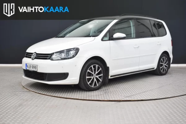 Volkswagen Touran Comfortline 1,4 TSI 103 kW (140 hv) DSG-autom 7-paikkainen # Suomi-Auto, Webasto, Navi, Panorama, Xenon, Parkkitutka #