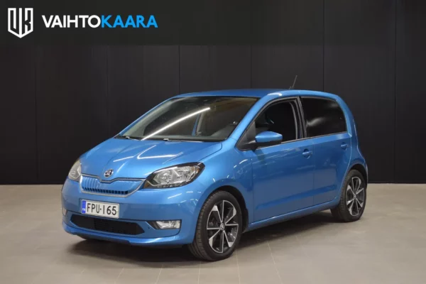 Skoda Citigo 36,8 kWh 61 kW Style iV # Merkkihuollettu Suomi-Auto, 2 x Renkaat ja Vanteet, Tutkat, Vakkari, 2 x Laturit #