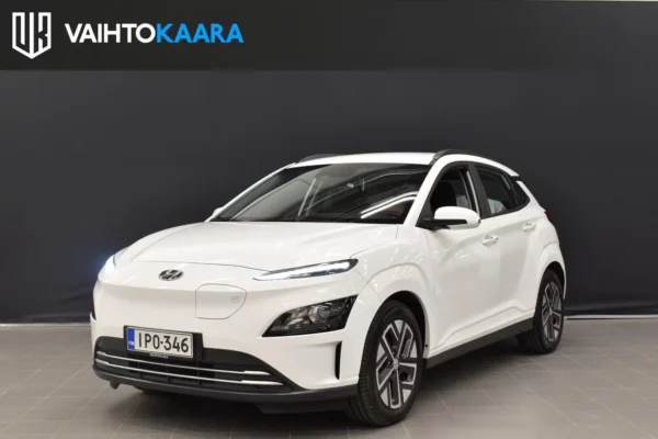 Hyundai Kona electric 64 kWh 204 hv Comfort # Sis Alv 25,5% # Vähän ajettu isoakkuinen ja alvillinen Kona heti ajoon #