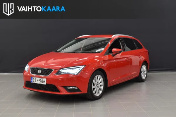 Seat Leon ST 1,4 TSI 125 Style # Led ajovalot, Auto A/C, Lohko + Sisp., Vakkari, Tutkat, 2x alut #