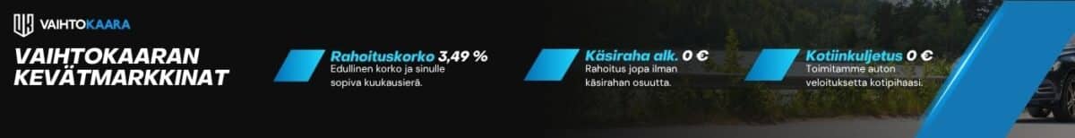 Vaihtokaaran Kevätmarkkinat – rahoituskorko vain 3,49%