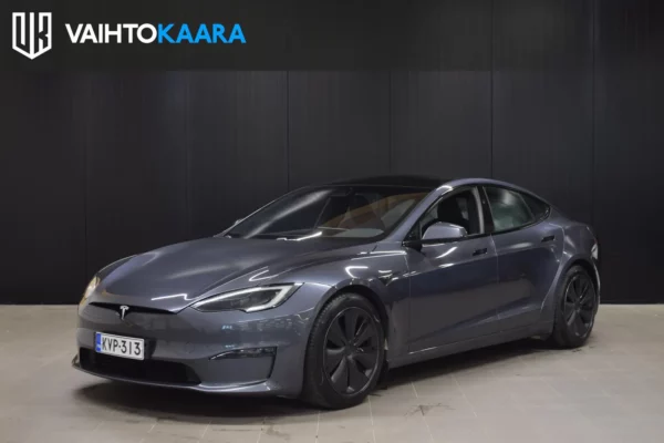 Tesla Model S Long Range Awd # Suomi-auto, Lämpöpumppu, Yoke-ratti, ADM Ryzen, Premium-audio, Mukautuva ilma-alusta, 2 x vanteet #