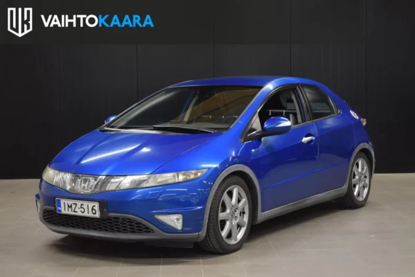 Honda Civic 5D 1,8i Sport # Vain 1-om Suomi-auto! # Vakkari, Ilmastointi, Lohkolämmitin, Kahdet renkaat #