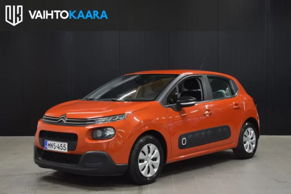Citroen C3 PureTech 82 Feel # Suomi-auto, Huoltokirja, Lohkolämmitin + sisäpuhallin, Vakkari, 2x renkaat ja vanteet #