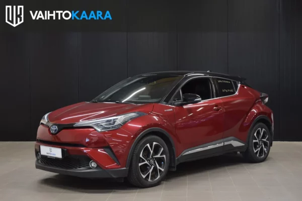 Toyota C-HR 1.8 Hybrid Premium Aut # Adapt.vakkari, Kaistavahti, Kamera, Navi, Lämmitettävä ohjauspyörä, Koukku, Merkkihuollettu #
