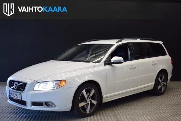Volvo V70 D4 R-Design Business aut # Suomi-auto, Huoltokirja, Vetokoukku, Keyless, Vakkari, Sähkökontti, 5-pyttynen #