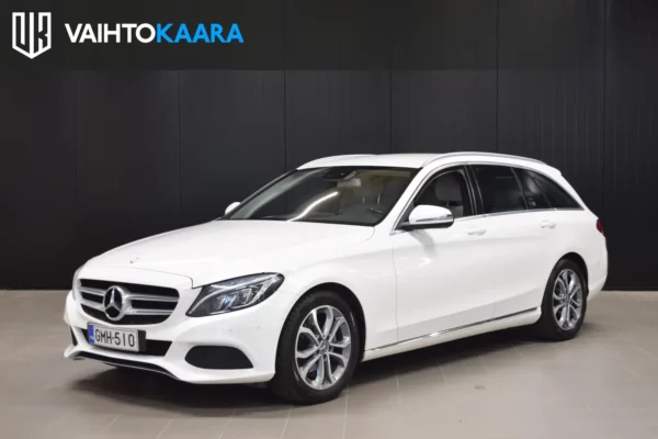 Mercedes-Benz C 180 T A Premium Business # Suomi-auto, Webasto, Vakkari, Navi, Tutkat, Vetokoukku, Merkkihuollettu, 2x renkaat #