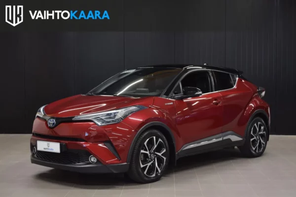 Toyota C-HR 1.8 Hybrid Premium Aut # Adapt.vakkari, Kaistavahti, Kamera, Navi, Lämmitettävä ohjauspyörä, Koukku, Merkkihuollettu #
