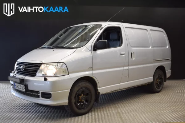 Toyota Hiace 2,5 D-4D 117 5ov 4WD # Suomi-auto, 2 -Om, Juuri katsastettu, Läpijuostava, Ilmastointi, Vetokoukku, #