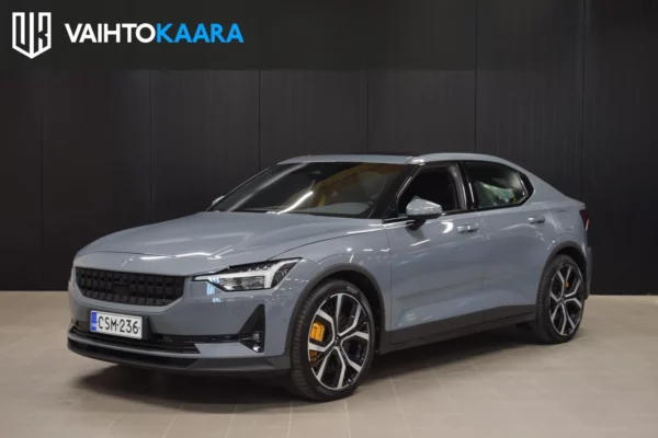 Polestar 2 Performance 300kW Dual Motor, 78kWh # Pilot- ja Plus-paketit, Pixel Ledit, ACC, Lasikatto, Keyless, H&K, SOH 90,6% #