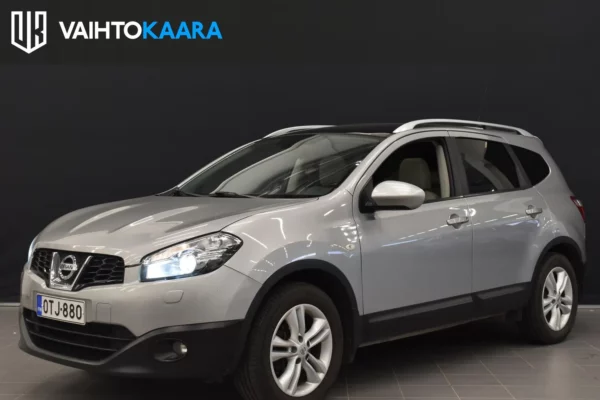 Nissan Qashqai+2 2,0L Acenta 2WD 6M/T 7-Paikkainen # Peruutuskamera, Navigointi, Xenonit, Lohkolämmitin +Sisäpistoke, Lasikatto #