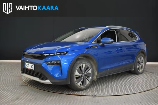 Skoda Elroq 85 Style # Huippuvarusteinen Suomi-auto # Muistipenkki, 360 kamerat, Canton musat, Advance ja Winter paketit, 2 x renk