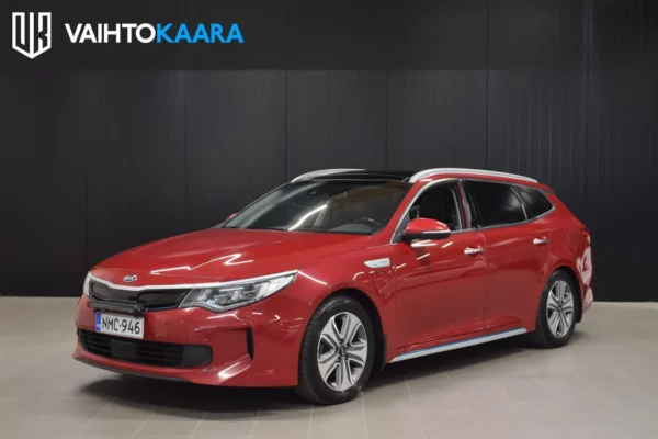 Kia Optima 2,0 GDI PHEV # Harman/kardon, Adapt. vakkari, Blis, Koukku, Panoraama, Keyless, Lämmitettävä ratti, Apple CarPlay #