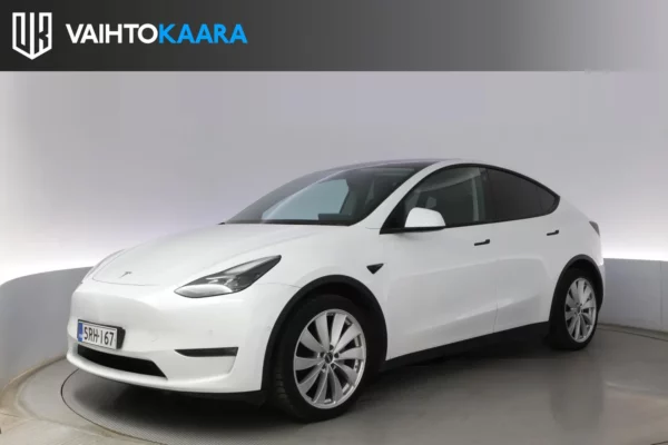 Tesla Model Y Long Range Dual Motor Awd # Sähkötakaluukku, Adapt.vakionopeudensäädin, Navigointi, Peruutuskamera, Muistipenkki #