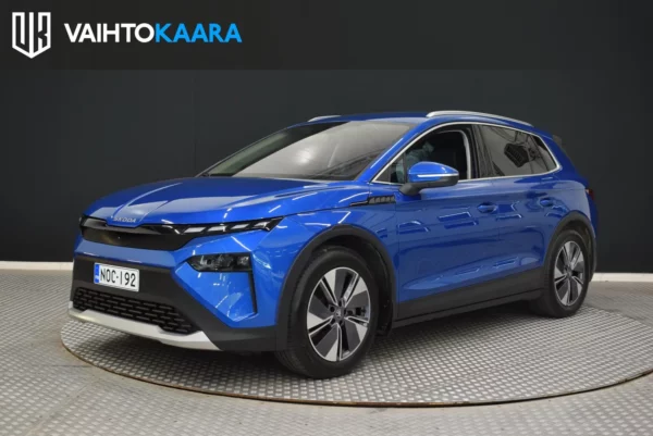 Skoda Elroq 85 Style # Huippuvarusteinen Suomi-auto # Muistipenkki, 360 kamerat, Canton musat, Advance ja Winter paketit, 2 x renk