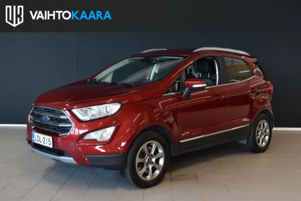Ford EcoSport 1,0 EcoBoost 125hv A6 Titanium 5-ovinen # Vetokoukku, Lohkolämmitin & Sis.Pistoke, Vakkari, Lämmitettävä Ratti!