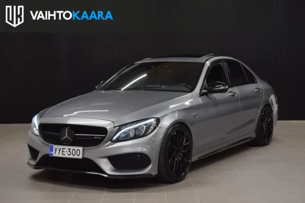 Mercedes-Benz C 43 AMG 4MATIC BiTurbo Sedan 7G-tronic # Supervarusteet! # Distronic+, Performance penkit muisteilla, Burmester, HUD #